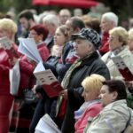 03.05.2016 Kielce. Świeto konstytucji 3 Maja. Pieśniobranie w Parku Miejskim. / Jarosław Kubalski / Radio Kielce