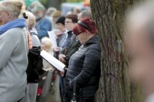 03.05.2016 Kielce. Świeto konstytucji 3 Maja. Pieśniobranie w Parku Miejskim. / Jarosław Kubalski / Radio Kielce