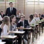 04.05.2016 Kielce. Liceum im.Jana Śniadeckiego. Rozpoczyna się matura z języka polskiego. / Jarosław Kubalski / Radio Kielce