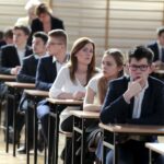 04.05.2016 Kielce. Liceum im.Jana Śniadeckiego. Rozpoczyna się matura z języka polskiego. / Jarosław Kubalski / Radio Kielce