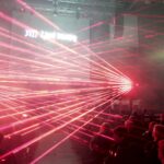 05.05.2016 Kielce. XVII Zjazd Polskiego Towarzystwa Diabetologicznego. Pokaz laserów. / Jarosław Kubalski / Radio Kielce