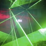 05.05.2016 Kielce. XVII Zjazd Polskiego Towarzystwa Diabetologicznego. Pokaz laserów. / Jarosław Kubalski / Radio Kielce