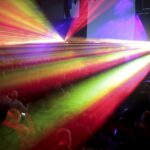 05.05.2016 Kielce. XVII Zjazd Polskiego Towarzystwa Diabetologicznego. Pokaz laserów. / Jarosław Kubalski / Radio Kielce
