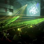 05.05.2016 Kielce. XVII Zjazd Polskiego Towarzystwa Diabetologicznego. Pokaz laserów. / Jarosław Kubalski / Radio Kielce