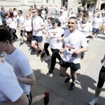 07.05.2016 Kielce. Rynek. Happening "Wyprzedź cukrzycę". / Jarosław Kubalski / Radio Kielce