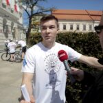 07.05.2016 Kielce. Rynek. Happening "Wyprzedź cukrzycę". / Jarosław Kubalski / Radio Kielce