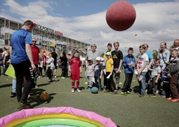 07.05.2016 Kielce. Sportowa Majówka z klubem piłkarskim Korona Kielce. / Jarosław Kubalski / Radio Kielce