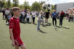 07.05.2016 Kielce. Sportowa Majówka z klubem piłkarskim Korona Kielce. / Jarosław Kubalski / Radio Kielce