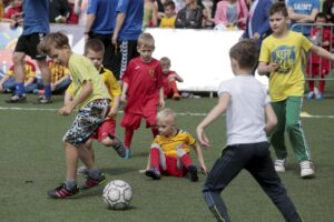 07.05.2016 Kielce. Sportowa Majówka z klubem piłkarskim Korona Kielce. / Jarosław Kubalski / Radio Kielce