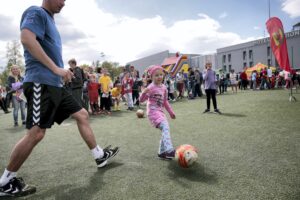 07.05.2016 Kielce. Sportowa Majówka z klubem piłkarskim Korona Kielce. / Jarosław Kubalski / Radio Kielce