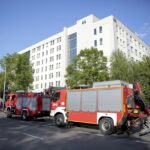 10.05.2016 Kielce. Alarm bombowy Sądzie Rejonowym. / Jarosław Kubalski / Radio Kielce