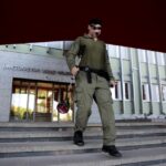 10.05.2016 Kielce. Alarm bombowy w Świętokrzyskim Urzędzie Wojewódzkim i Urzędzie Marszałkowskim. / Jarosław Kubalski / Radio Kielce