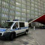 10.05.2016 Kielce. Alarm bombowy w Świętokrzyskim Urzędzie Wojewódzkim i Urzędzie Marszałkowskim. / Jarosław Kubalski / Radio Kielce