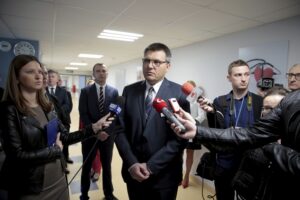 10.05.2016 Kielce. Szpital miejski św. Aleksandra. Otwarcie nowego skrzydła szpitala.Dyrektor ds. medycznych dr Artur Lepiarczyk. / Jarosław Kubalski / Radio Kielce