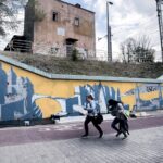 11.05.2016 Kielce. Powstaje mural pod wiaduktem ulicy Mielczarskiego. / Jarosław Kubalski / Radio Kielce