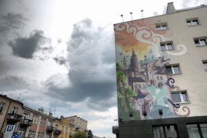 11.05.2016 Kielce. Mural przy ulicy IX Wieków Kielc. / Jarosław Kubalski / Radio Kielce