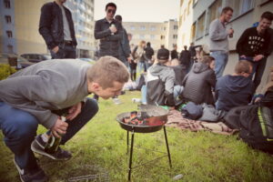 16.05.2016 Kielce. Studenci rozpoczęli Juwenalia. Wielkie grillowanie w Miasteczku UJK. / Jarosław Kubalski / Radio Kielce