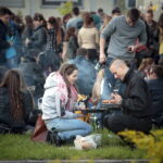 16.05.2016 Kielce. Studenci rozpoczęli Juwenalia. Wielkie grillowanie w Miasteczku UJK. / Jarosław Kubalski / Radio Kielce