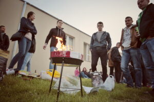 16.05.2016 Kielce. Studenci rozpoczęli Juwenalia. Wielkie grillowanie w Miasteczku UJK. / Jarosław Kubalski / Radio Kielce