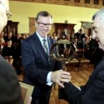 18.05.2016 Kielce. Wręczenie statuetki Novator dla Wodociągów Kieleckich. / Jarosław Kubalski / Radio Kielce