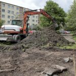 18.05.2016 Kielce. Ulica Szkolna. Rozpoczął się remont ulicy. / Jarosław Kubalski / Radio Kielce