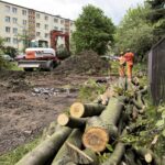 18.05.2016 Kielce. Ulica Szkolna. Rozpoczął się remont ulicy. / Jarosław Kubalski / Radio Kielce