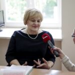 18.05.2016 Kielce. O karmieniu mlekiem matki rozmawiali specjaliści w Narodowym Funduszu Zdrowia. Dr Grażyna Pazera. / Jarosław Kubalski / Radio Kielce