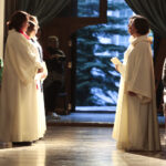 21.05.2016 Święty Krzyż. Międzynarodowy festiwal Anima Mundi. Misterium "Ordo Virtutum" Hildegardy z Bingen w wykonaniu zespołu Flores Rosarum. / Jarosław Kubalski / Radio Kielce