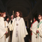 21.05.2016 Święty Krzyż. Międzynarodowy festiwal Anima Mundi. Misterium "Ordo Virtutum" Hildegardy z Bingen w wykonaniu zespołu Flores Rosarum. / Jarosław Kubalski / Radio Kielce