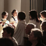 21.05.2016 Święty Krzyż. Międzynarodowy festiwal Anima Mundi. Misterium "Ordo Virtutum" Hildegardy z Bingen w wykonaniu zespołu Flores Rosarum. / Jarosław Kubalski / Radio Kielce