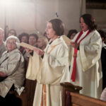 21.05.2016 Święty Krzyż. Międzynarodowy festiwal Anima Mundi. Misterium "Ordo Virtutum" Hildegardy z Bingen w wykonaniu zespołu Flores Rosarum. / Jarosław Kubalski / Radio Kielce