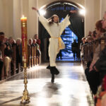 21.05.2016 Święty Krzyż. Międzynarodowy festiwal Anima Mundi. Misterium "Ordo Virtutum" Hildegardy z Bingen w wykonaniu zespołu Flores Rosarum. / Jarosław Kubalski / Radio Kielce