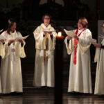 21.05.2016 Święty Krzyż. Międzynarodowy festiwal Anima Mundi. Misterium "Ordo Virtutum" Hildegardy z Bingen w wykonaniu zespołu Flores Rosarum. / Jarosław Kubalski / Radio Kielce