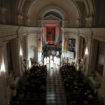 21.05.2016 Święty Krzyż. Międzynarodowy festiwal Anima Mundi. Misterium "Ordo Virtutum" Hildegardy z Bingen w wykonaniu zespołu Flores Rosarum. / Jarosław Kubalski / Radio Kielce