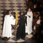 21.05.2016 Święty Krzyż. Międzynarodowy festiwal Anima Mundi. Misterium "Ordo Virtutum" Hildegardy z Bingen w wykonaniu zespołu Flores Rosarum. / Jarosław Kubalski / Radio Kielce