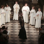 21.05.2016 Święty Krzyż. Międzynarodowy festiwal Anima Mundi. Misterium "Ordo Virtutum" Hildegardy z Bingen w wykonaniu zespołu Flores Rosarum. / Jarosław Kubalski / Radio Kielce