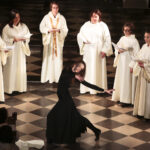 21.05.2016 Święty Krzyż. Międzynarodowy festiwal Anima Mundi. Misterium "Ordo Virtutum" Hildegardy z Bingen w wykonaniu zespołu Flores Rosarum. / Jarosław Kubalski / Radio Kielce