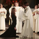 21.05.2016 Święty Krzyż. Międzynarodowy festiwal Anima Mundi. Misterium "Ordo Virtutum" Hildegardy z Bingen w wykonaniu zespołu Flores Rosarum. / Jarosław Kubalski / Radio Kielce