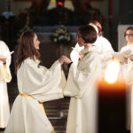 21.05.2016 Święty Krzyż. Międzynarodowy festiwal Anima Mundi. Misterium "Ordo Virtutum" Hildegardy z Bingen w wykonaniu zespołu Flores Rosarum. / Jarosław Kubalski / Radio Kielce