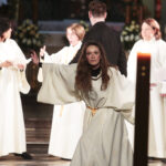 21.05.2016 Święty Krzyż. Międzynarodowy festiwal Anima Mundi. Misterium "Ordo Virtutum" Hildegardy z Bingen w wykonaniu zespołu Flores Rosarum. / Jarosław Kubalski / Radio Kielce