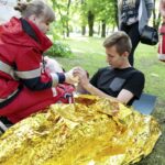 21.05.2016 Kielce. XXIV Okręgowe Mistrzostwa Pierwszej Pomocy PCK. / Jarosław Kubalski / Radio Kielce