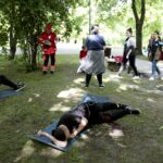 21.05.2016 Kielce. XXIV Okręgowe Mistrzostwa Pierwszej Pomocy PCK. / Jarosław Kubalski / Radio Kielce