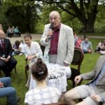 21.05.2016 Oblęgorek. Ogólnopolski zlot szkół imienia Henryka Sienkiewicza. Juliusz Sienkiewicz, wnuk pisarza. / Jarosław Kubalski / Radio Kielce