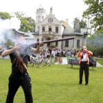 21.05.2016 Oblęgorek. Ogólnopolski zlot szkół imienia Henryka Sienkiewicza. / Jarosław Kubalski / Radio Kielce