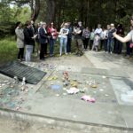 22.05.2016 Kielce. Uroczystości na cmentarzu żydowskim pod pomnikiem zastrzelonych przez Niemców 45 żydowskich dzieci. / Jarosław Kubalski / Radio Kielce