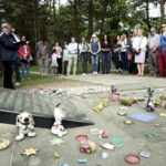 22.05.2016 Kielce. Uroczystości na cmentarzu żydowskim pod pomnikiem zastrzelonych przez Niemców 45 żydowskich dzieci. / Jarosław Kubalski / Radio Kielce