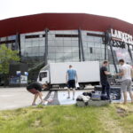 27.05.2016 Koloia. Niemcy. Hala Lanxess Arena przed finałami Ligii Mistrzów. Przygotowania. / Jarosław Kubalski / Radio Kielce