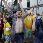 27.05.2016 Kolonia. Niemcy. Kibice na Lanxess Arena przed meczami o trzecie , drugie i pierwsze miejsce. / Jarosław Kubalski / Radio Kielce