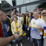 27.05.2016 Kolonia. Niemcy. Kibice na Lanxess Arena przed meczami o trzecie , drugie i pierwsze miejsce. / Jarosław Kubalski / Radio Kielce