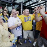 27.05.2016 Kolonia. Niemcy. Kibice na Lanxess Arena przed meczami o trzecie , drugie i pierwsze miejsce. / Jarosław Kubalski / Radio Kielce